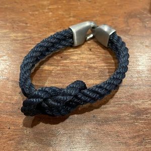 Lemon & Line navy rope bracelet, 7.5” EUC